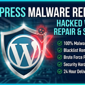 I will Remove WordPress Malware and Fix Hacked Website Security